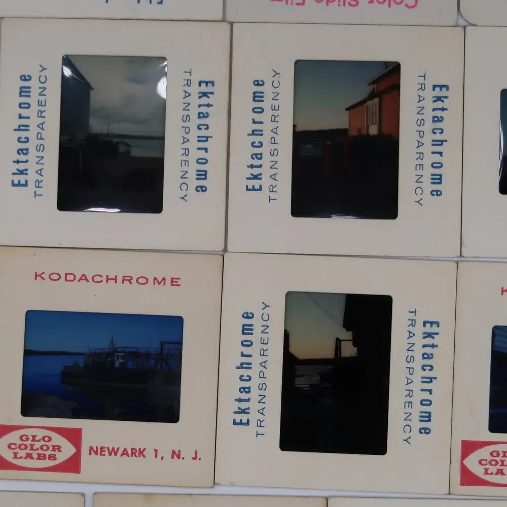 35mm Slides 1970s Lot of 45 Vintage Maine Coast Ocean Architecture Photography